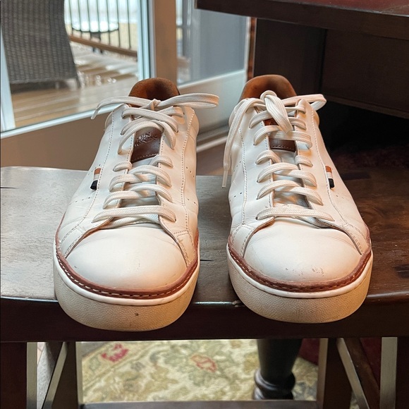 Allen Edmonds Alpha Lace-up Sneaker White (4639) - Picture 3 of 7